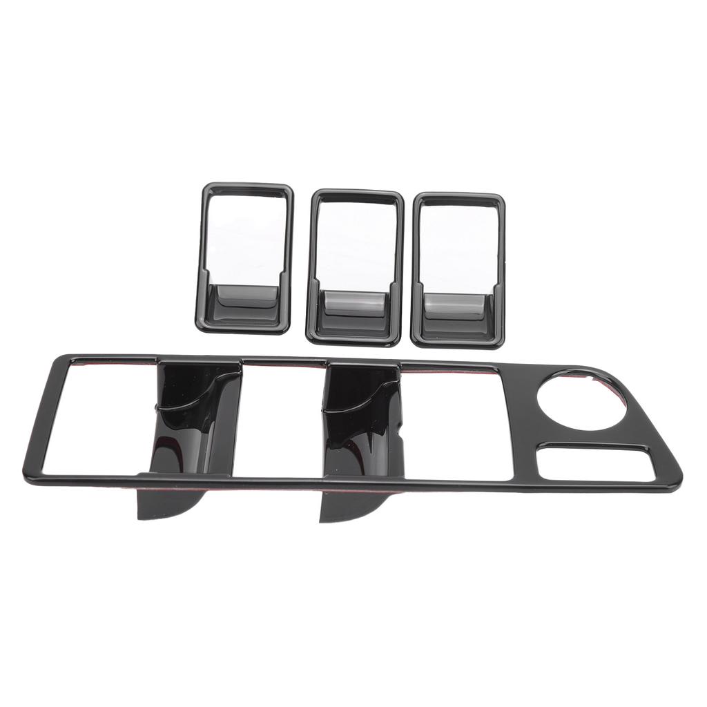 4Pcs Right Hand Drive Window Lift   Panel Decoration Cover Replacement Fit for Harrier Venza XU80 2020 2021