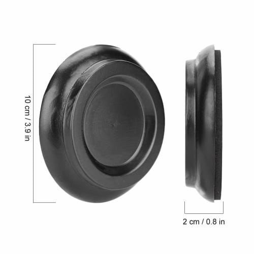 Vbestlife Piano Caster Cups, Set of 4, EVA Mats for Upright Pianos, Non-Slip, Anti-Vibration, Stress Dispersion, and Moisture Protection, Piano Wheel