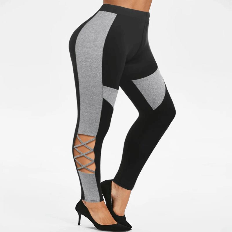 Donne Fitness Soft Stretch Cotone Vita 