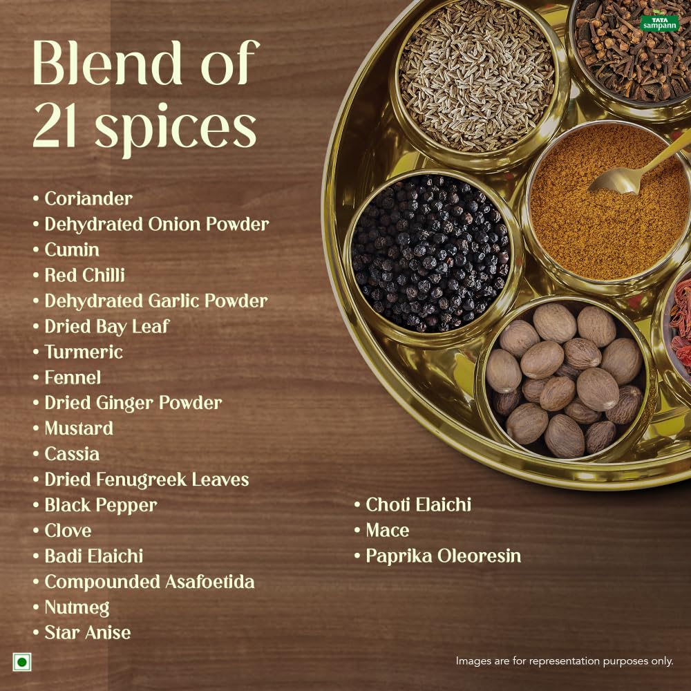 Tata Sampann Meat Masala Powder 100g With Chef Sanjeev Kapoor Tip For Rich Aroma And Flavorful Cooking