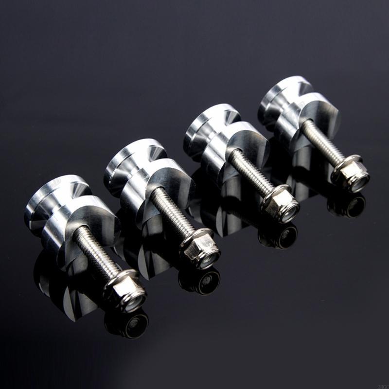 28GC 4pcs Motorcycle Tail Box Quick Install Base Pads with Enhanced Stability Feature