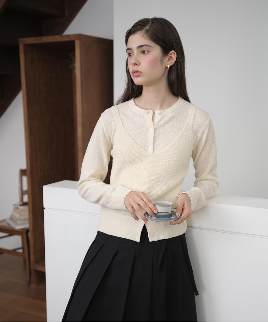 JUCYJUDY Knit Layering Set Jzkt624A