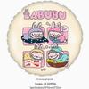 Adorable Cartoon Labubu Winter Birthday Foil Balloon for Kids' Party Decoration