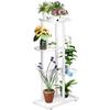 Plant Stand Indoor, Tiered Plant Stand for Indoor Plants, Corner Flower Stand for Living Room, Multi-Layer Metal Frame Plant Shelf (3/4/5/6/7/8 Tiers)