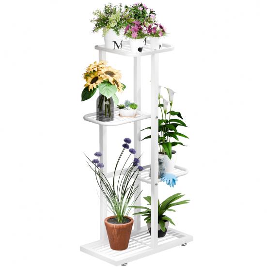 Plant Stand Indoor, Tiered Plant Stand for Indoor Plants, Corner Flower Stand for Living Room, Multi-Layer Metal Frame Plant Shelf (3/4/5/6/7/8 Tiers)
