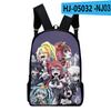 Harajuku Youthful Zombie Land Saga Student School Bags Notebook Backpacks 3D Printed Oxford Waterproof Boys/Girls Travel Bags