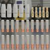 30 Pieces 15AK MIG Torch Consumable Kit Long-Lasting MIG Welder Contact Contact Points and Nozzles Set Metal-Joining Welding