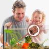 Pflanzenwasserfixierer Aquarium-Ringhalter Fischbecher-Behälter Medium für Keramikpflanzen Gewichte Topf Wasserpflanzen-Filter Keramik-Teich-Pflanzgefäß