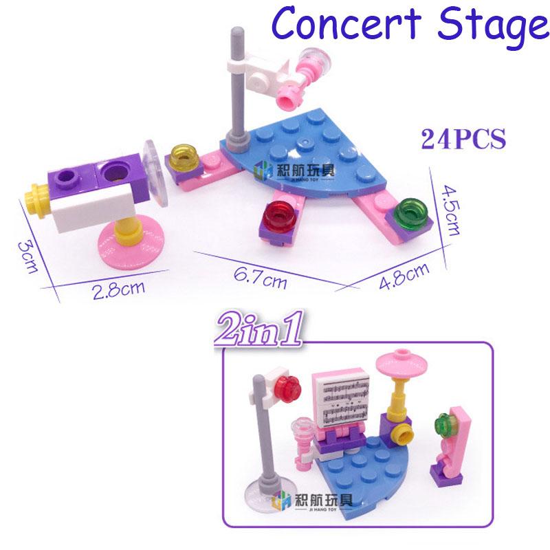 Non-Toxic Fairy Tale Princess Children Belle Beast Cinderalla Anna Olivia Model Figure Blocks Construction Building Bricks Toys For Children