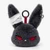 Hoop Earrings Plush Bunny Keychain PP Cotton Cute Furry Bag Pendant  Backpack Ornament
