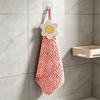 Hand Towels with Hanging Loop Super Soft Quick-Dry Absorbent Hand Towels for Kitchen Bathroom Office Gym Multi-Use Decorative And Hygienic Cleaning