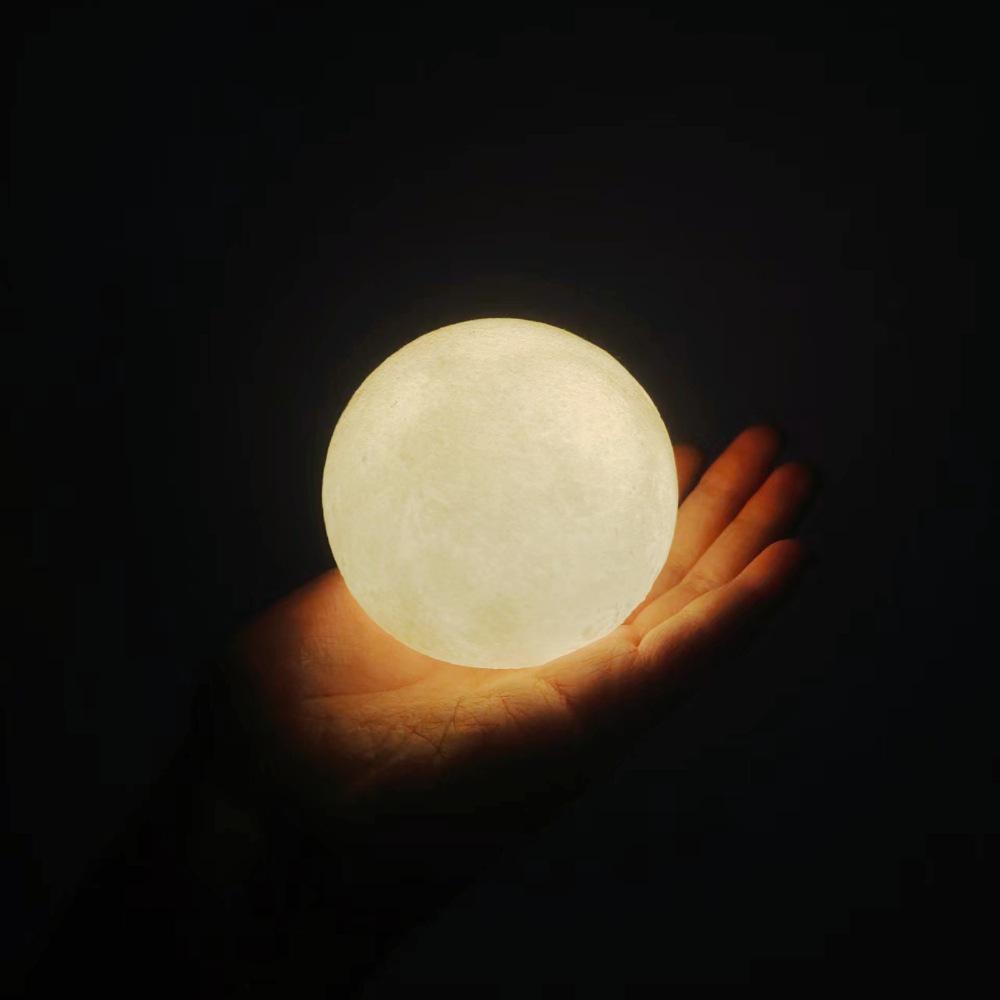 LED Moon Lamp: DIY Graffiti Planet with Eye Protection for Bedroom or Bedside