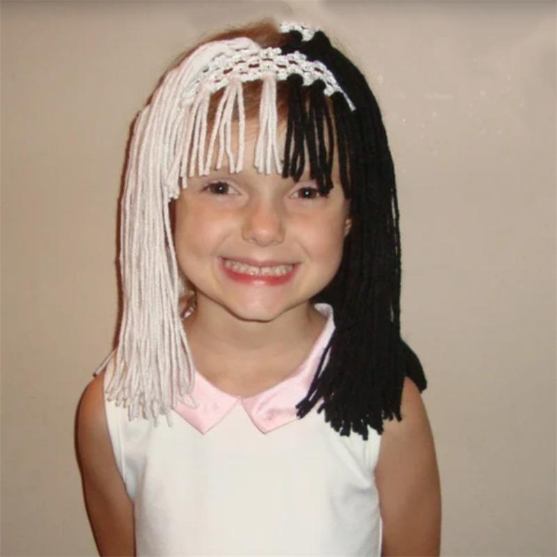 Nouă pălărie tricotată cu dungi pentru copii, cu culori blocate, toamnă și iarnă, pulover, pălărie caldă, eșarfă, pălărie, pălărie integrată