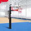 JEEANLEAN Outdoor In-Ground Adjustable Basketball Hoop