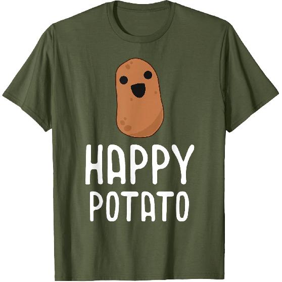 Happy Potato - Kawaii Potato Shirt, Funny Gift Vegetable T-Shirt