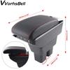 VVORHSBELL Car Armrest Console Box for Jimny Includes Drink Power Storage Easy Fall Rear Seat Compatible (4th Generation, JB64, JB74, JB64W, JB74W)