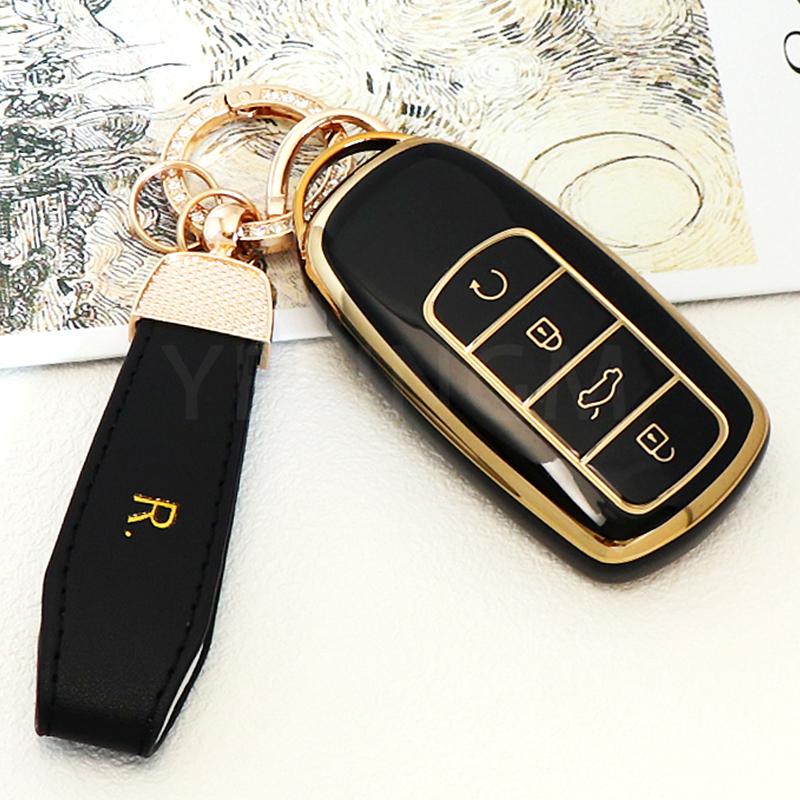 4 Buttons For Chery Omoda 5 C5 Tigo 7 8 Pro Max Tigo 7 8 Plus Arrizo 5 Plus Keychain Car Keys Accessories Holder Key Cover Case
