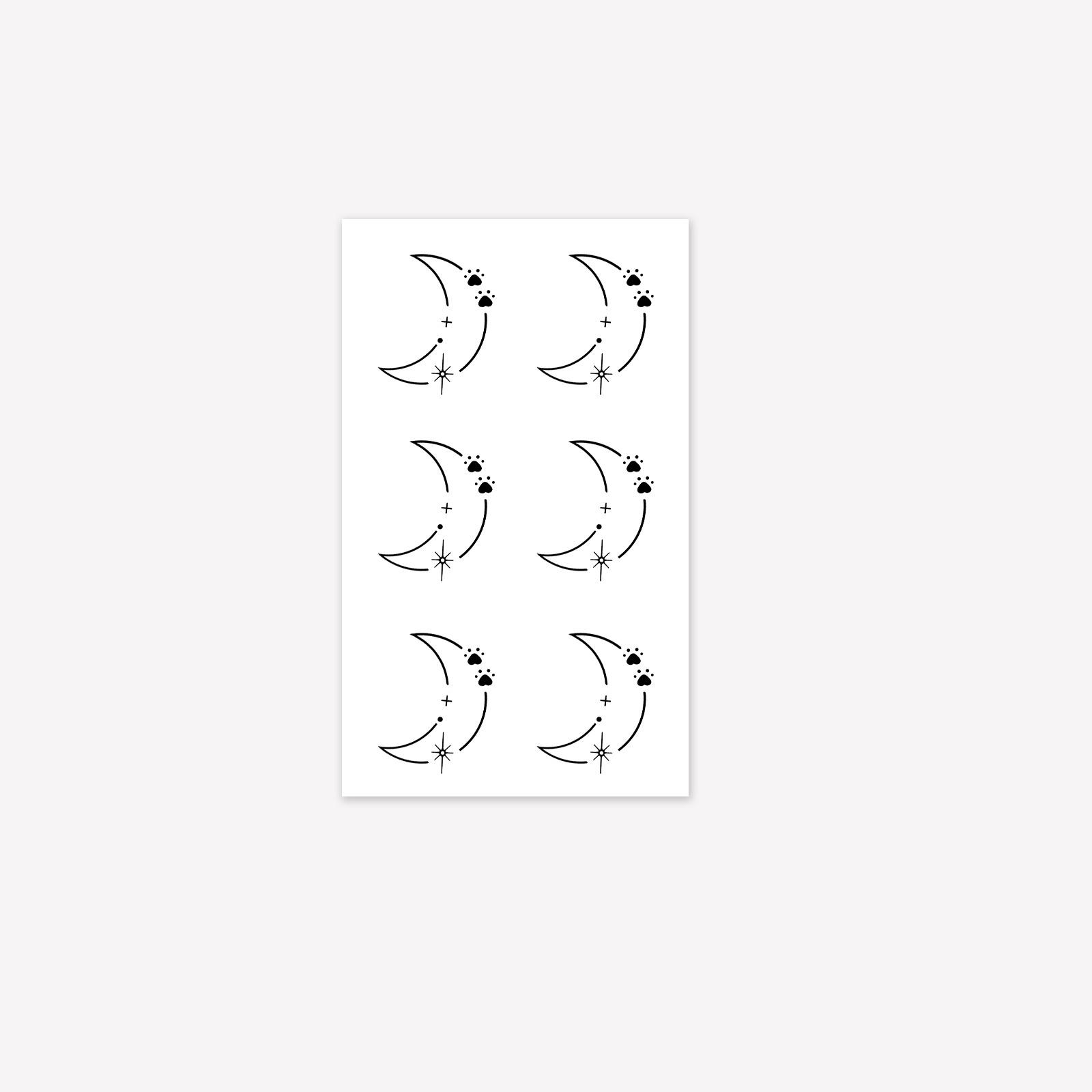 High-value style Halloween personality dark blood-stained demon makeup face sticker tattoo sticker 6*10