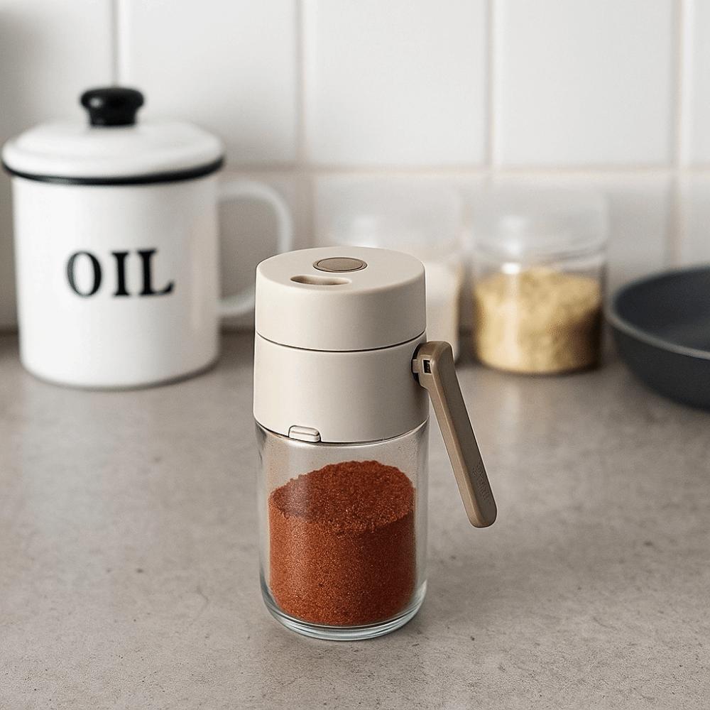 3Pcs Push Type Quantitative Sprinkler 180/250ml Spice Bottle Seasoning Container  Restaurants