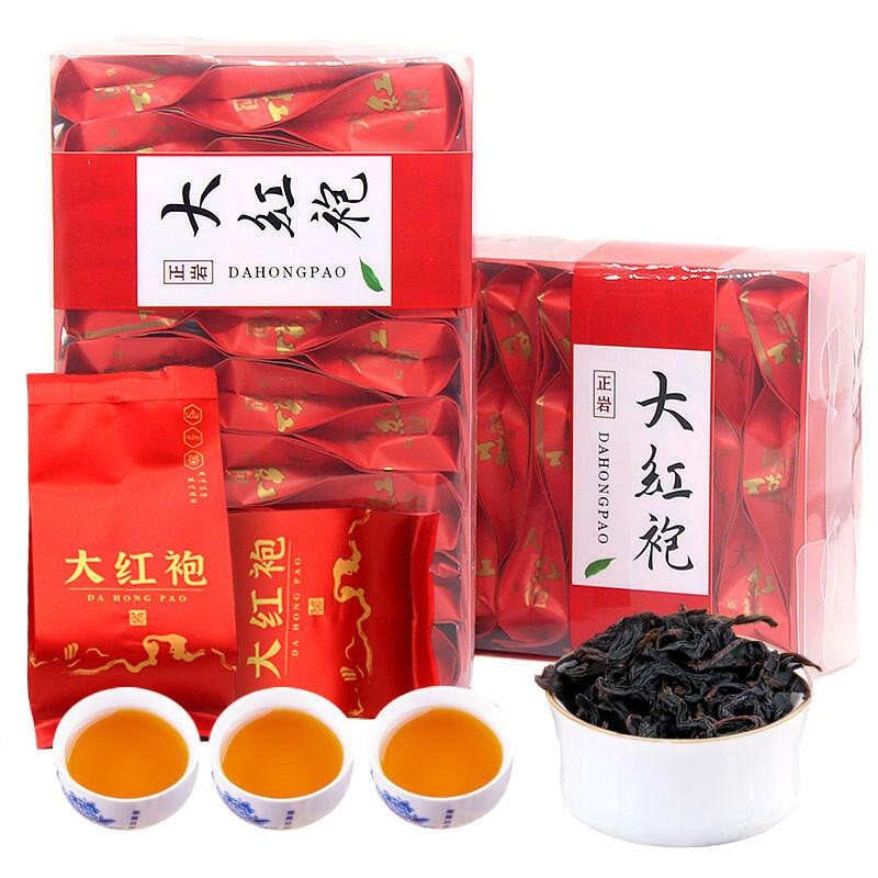 Da Hong Pao Rock Tea Strong Aroma Oolong Cinnamon PVC Box Office Tea