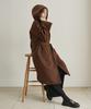 Armoiresecret Brown Hooded Long Coat