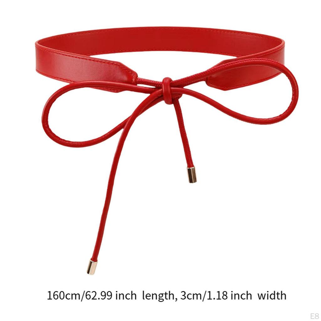 Leather Waist Belt for Women's Coat Blouse