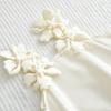 Summer Korean Version Baby Girl Casual Solid Color Dress White Decoration Fashion Temperament Princess