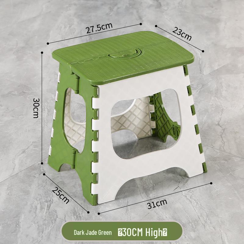 Foldable Thickened Multi-Use Stool: Fishing, Outdoor, Dining, Plastic/High/Low