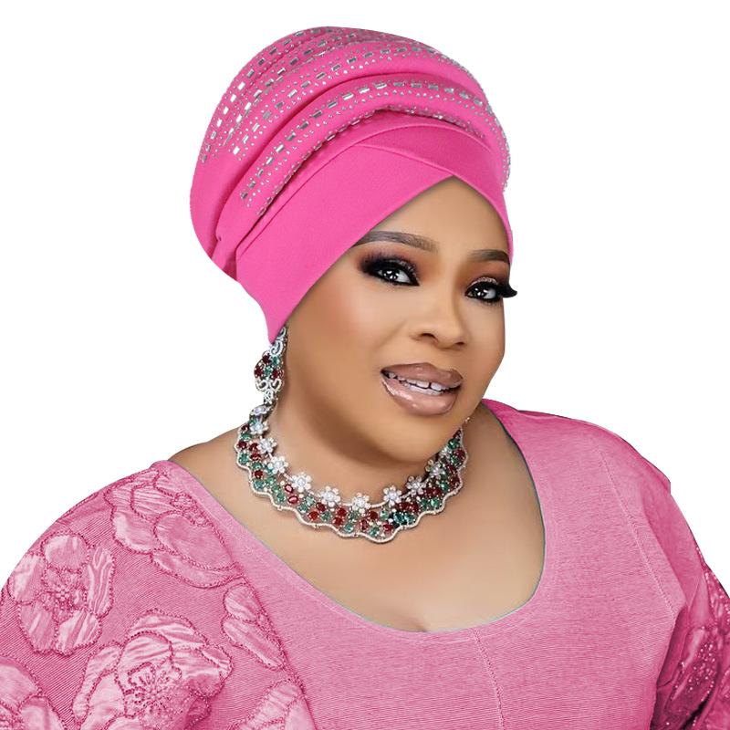 Handmade Diamonds Women's Turban Cap