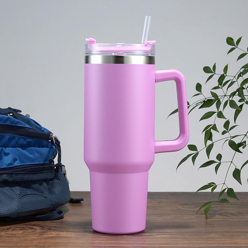 40oz Insulated Stainless Steel Car Cup with Handle