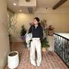 Cotton Slim High Waist Wide-Leg Washed Retro Overalls in Off-White