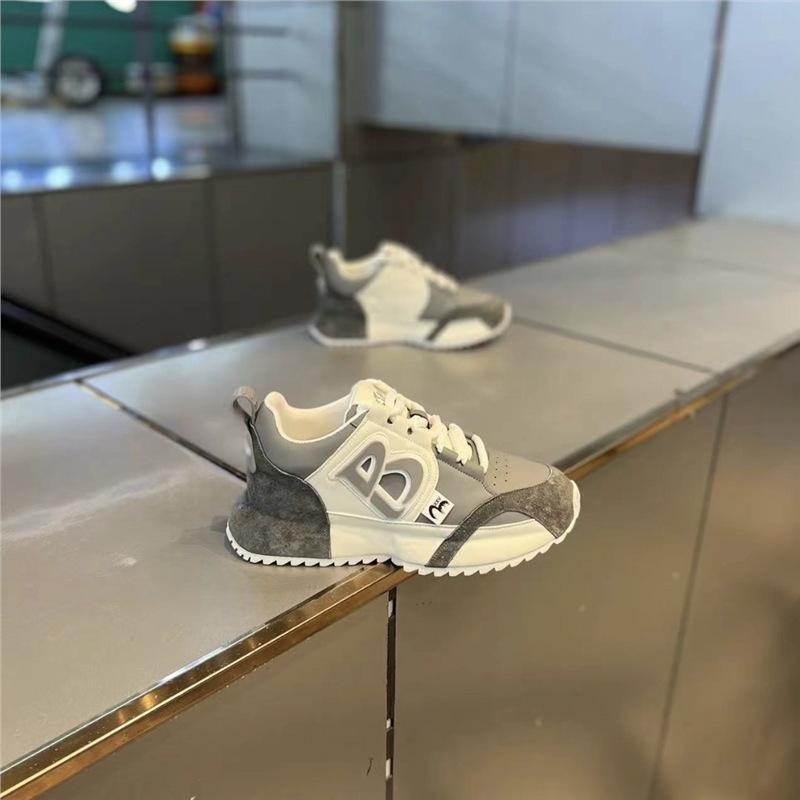 

Forrest Gump Chaochun s new matte leather thick-soled color matching lightweight casual shoes xlz 38 leather shoe size