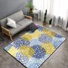 Cute Dog Paws Area Rug Non-Slip Soft Microfiber Washable Inside Floor Mats Black and White Animal Tracks Throw Rugs Carpet for