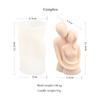 Simple Style Art Family Candle Mould Home Decoration Father Mother Children Wax Plaster Statue Making Tool Silicone Mold