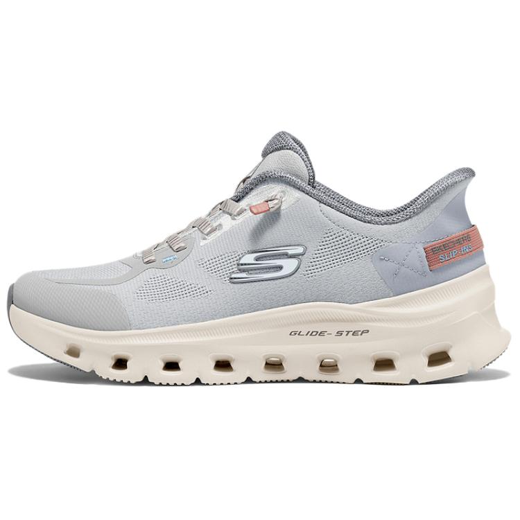 Skechers Sport Womens Fashion Comfortable Shock Absorbing Breathable Low Top Casual Running Shoes Women sneakers Light-Gray 150428-LTGY 36