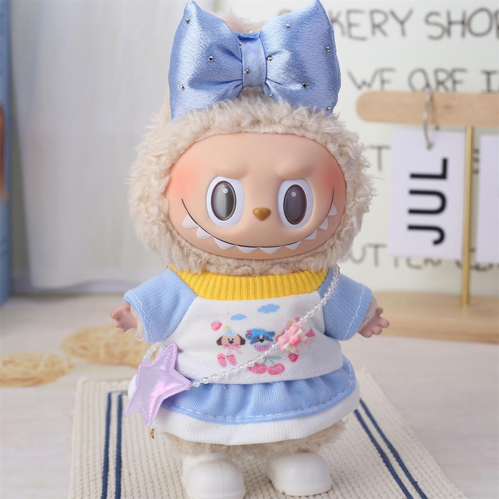 Labubu Baby Clothing Is Compatible with First, Second, and Third Generation 17cm Labubu Dolls