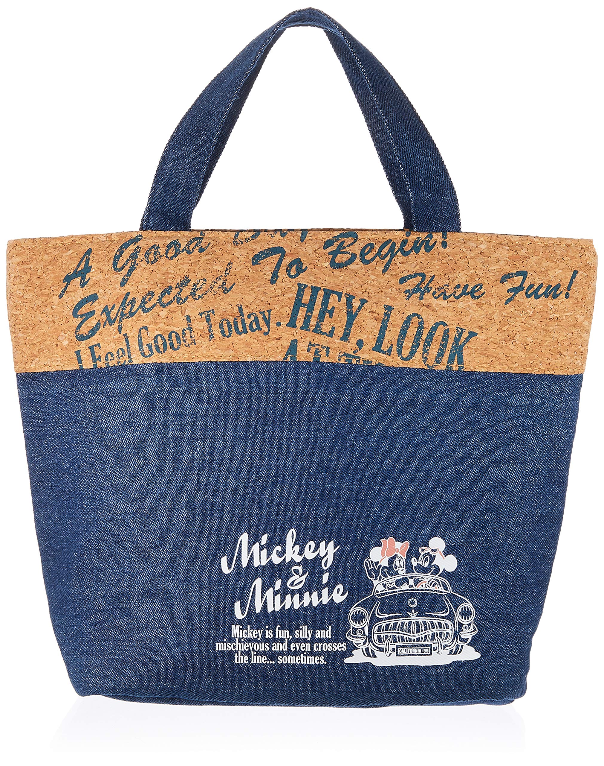 

Skater Cork x Denim Cooler Mickey Disney KBCO2 Bag, M, & Minnie,