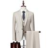 Herrenbekleidung Herren Business Casual Anzug Anzug Hochzeit Bräutigam Anzug Dreiteiliger Anzug Anzüge und Blazer