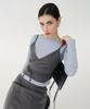 BIBYSEOB Strap Bustier Charcoal [T51]