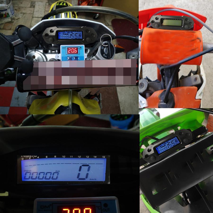 New Motorcycle Speedometer Digital Odemeter Electric Injection Carburetor Meter