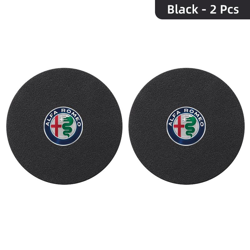 

For Alfa Romeo Car Anti-slip Water Cup Heat Insulation Mat Suede Decor Coaster For Alfa Romeo Giulietta GT 159 147 156 Mito Brer