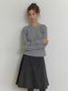 Deomiteun [4Th] Raglan Waffle T-Shirt (Gray)