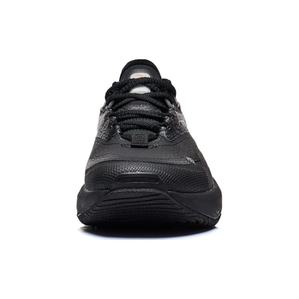Li Ning Soft Warm Fleece Breathable Shock Absorbing Lightweight Low Top Casual Shoes Women sneaker Black AGLT124-2