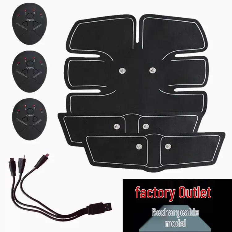 EMS Smart Abdominal Muscle Trainer: Unisex Home Fitness Equipment for Lazy People - Slimming and Toning Stomach.