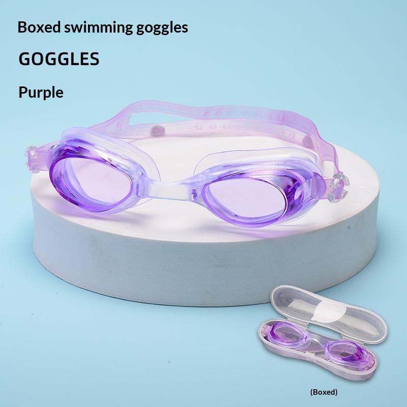 1Pc Silicone Goggle Hd Waterproof And Anti-Fog Women Men'S Diving Equipment Small Frame Adult Swimming Glasses