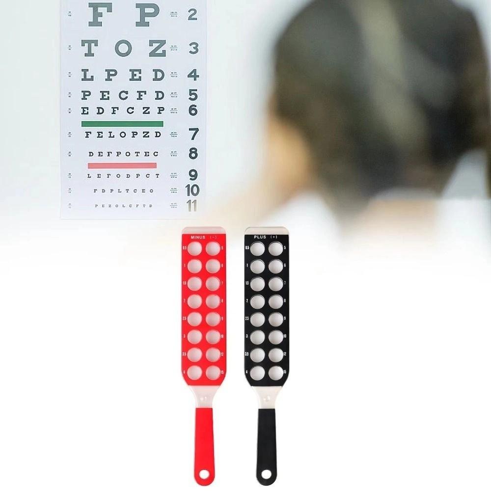 Comfortable Handle Ophthalmic Retinoscopy Lens  Diopter of Spectacles Examination