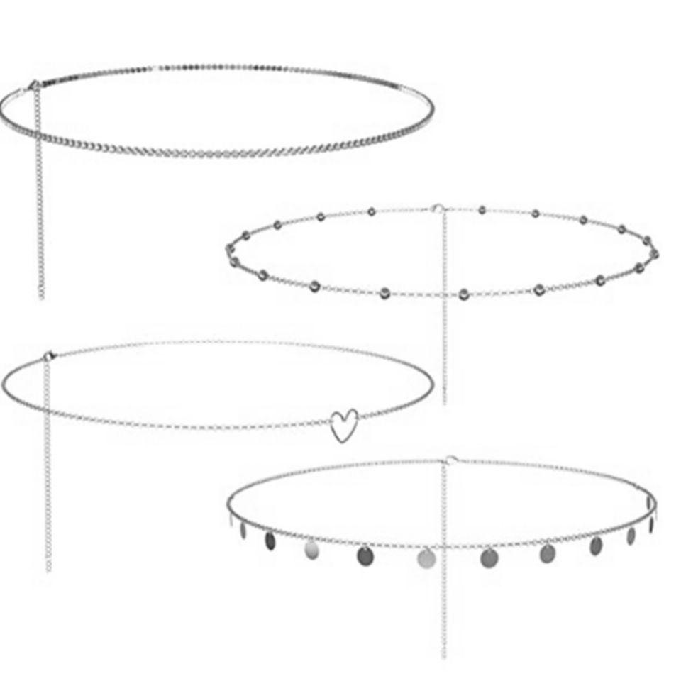 

Европейские и американские сексуальные тонкие цепочки для тела - модные бикини пляжные талиевые цепочки для женщин