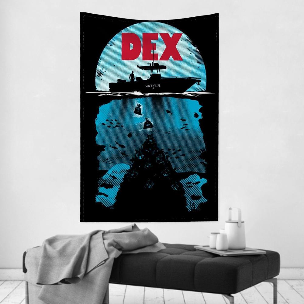 DDexters Movie Morgan Tapestry Room Decor Wall Cloth Party Hanging Background Room Decor Baby Room