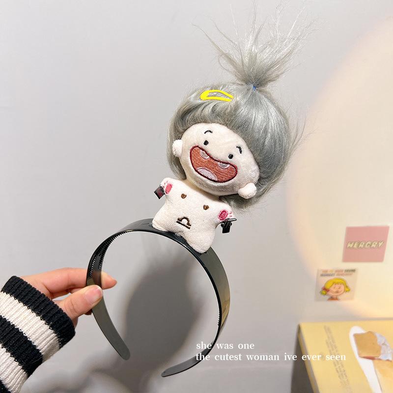 Plush Doll Headband Constellation Doll Hairband Cute Hairhoops Cosplay Headwear Hair Accessories