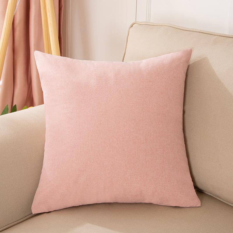 Cotton Pillow Cover Sofa Cushion Bedside Large Waist Pillow Bedside Rectangular Nordic Small Lumbar Support Pillow Pillowcase